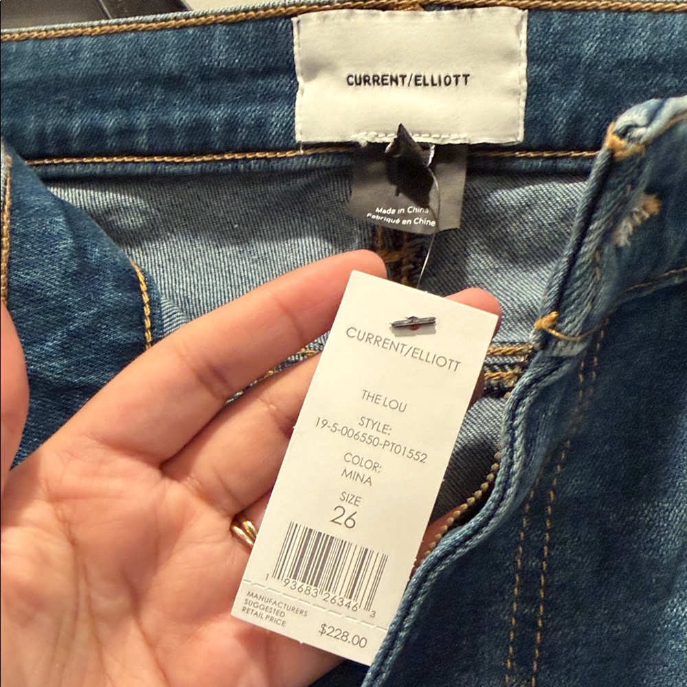Current/Elliott Flare Jeans in Medium Blue Wash | Sz 26 - Picture 4 of 7